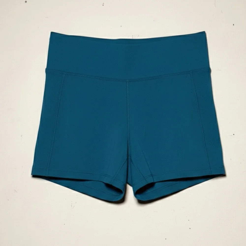 CL Theatricals dancewear Teal Crop Top Shorts Set Dance Gymnastics Workout NWT